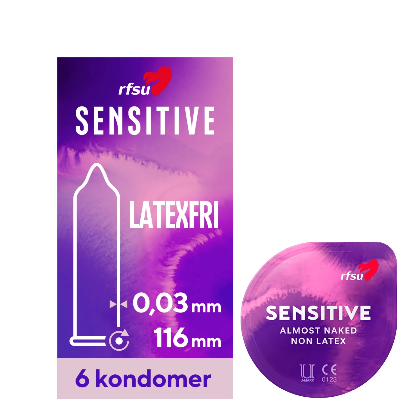 RFSU Sensitive kondom 6 st RFSU