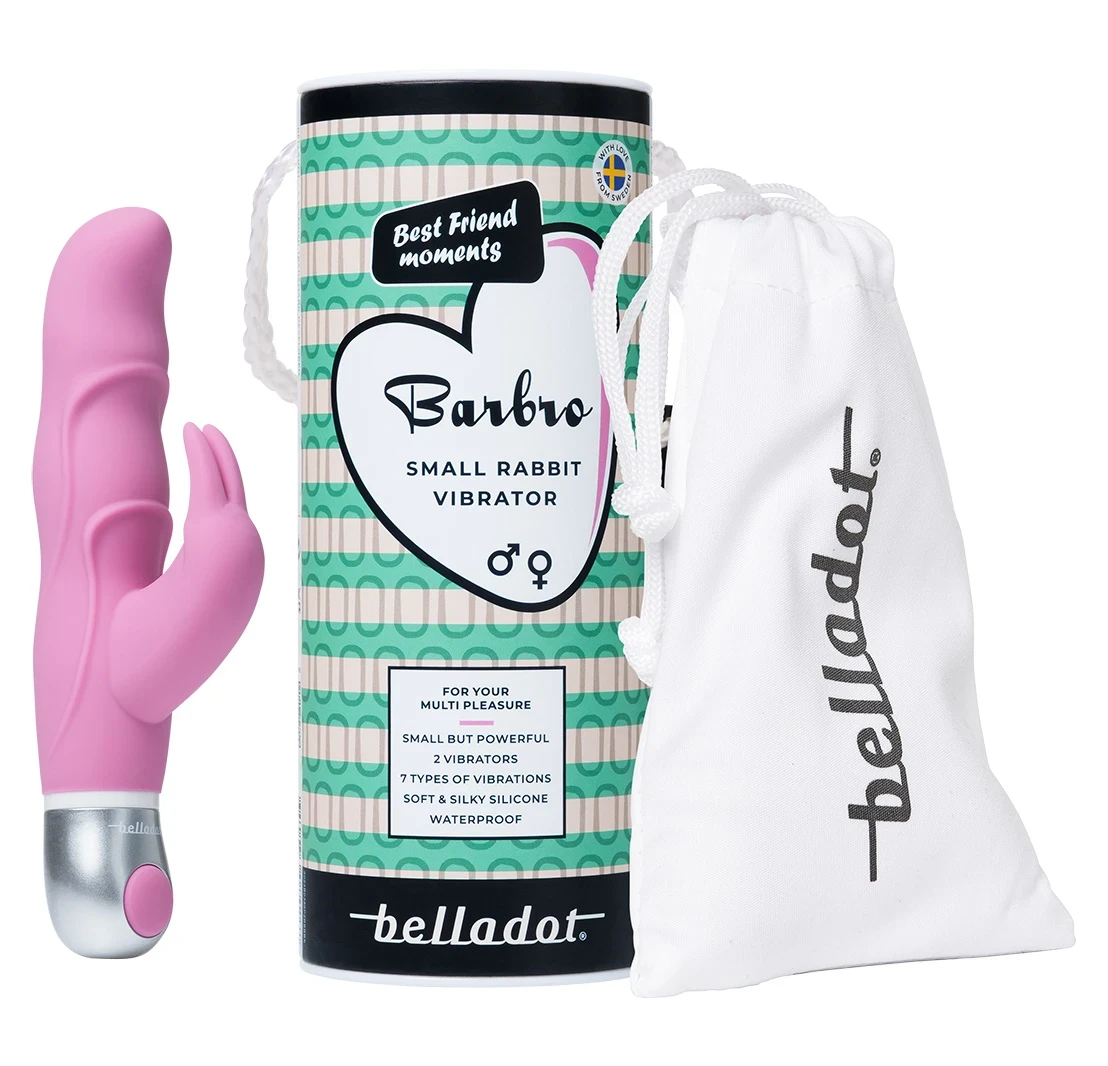 Belladot Barbro Liten Rabbitvibrator Rosa Belladot