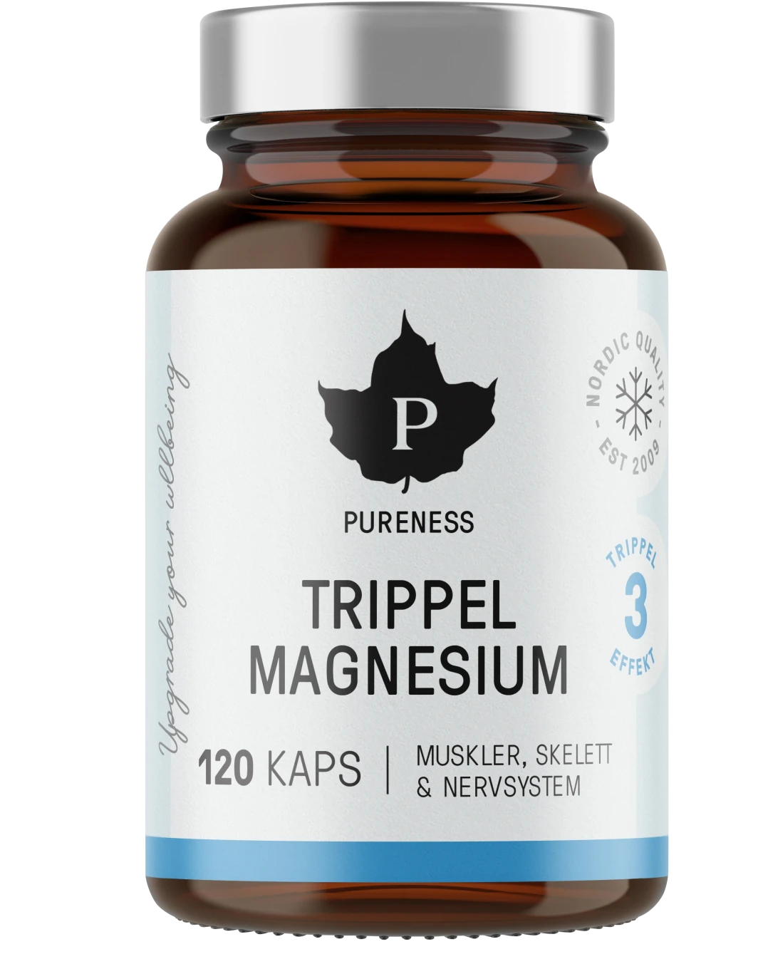 Pureness Trippel Magnesium 120 kapslar Pureness