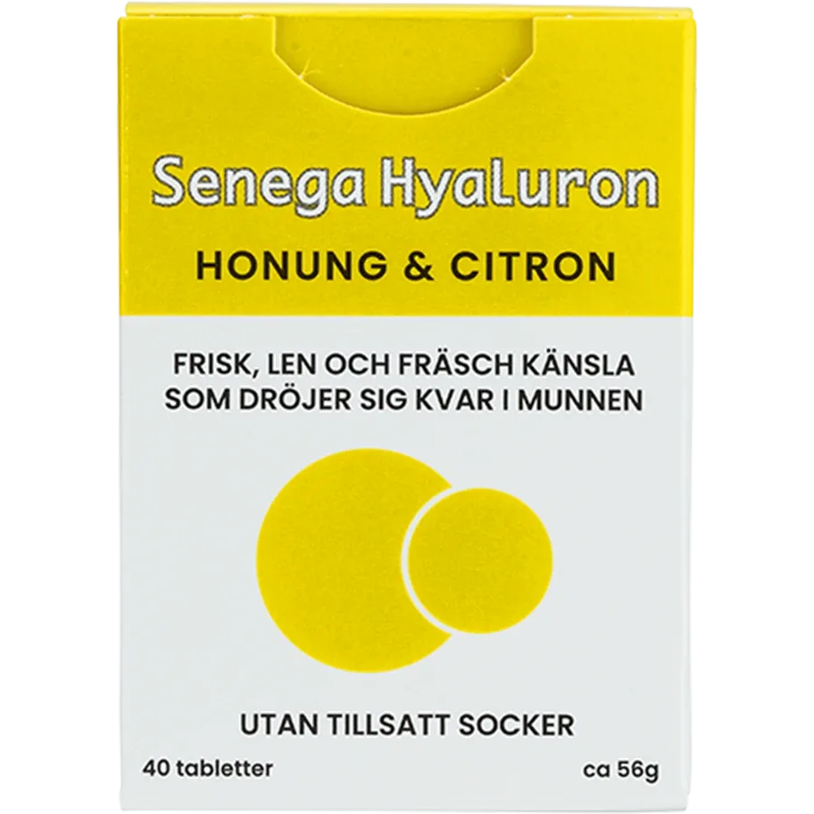 Senega Hyaluron Honung & Citron 56 g Senega