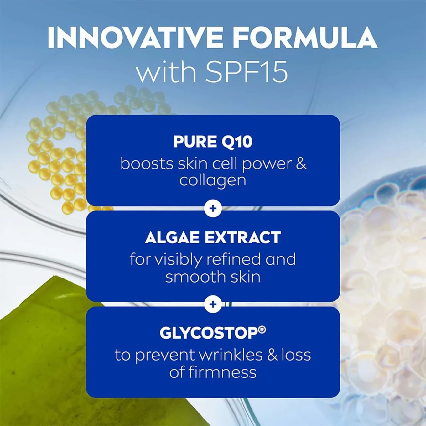 Nivea Q10 Anti-Wrinkle Pore Minimising Extra Light Day Cream SPF15, 50 ml Nivea