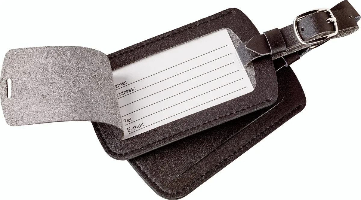 GoTravel Classic Tags Black 2 st GoTravel