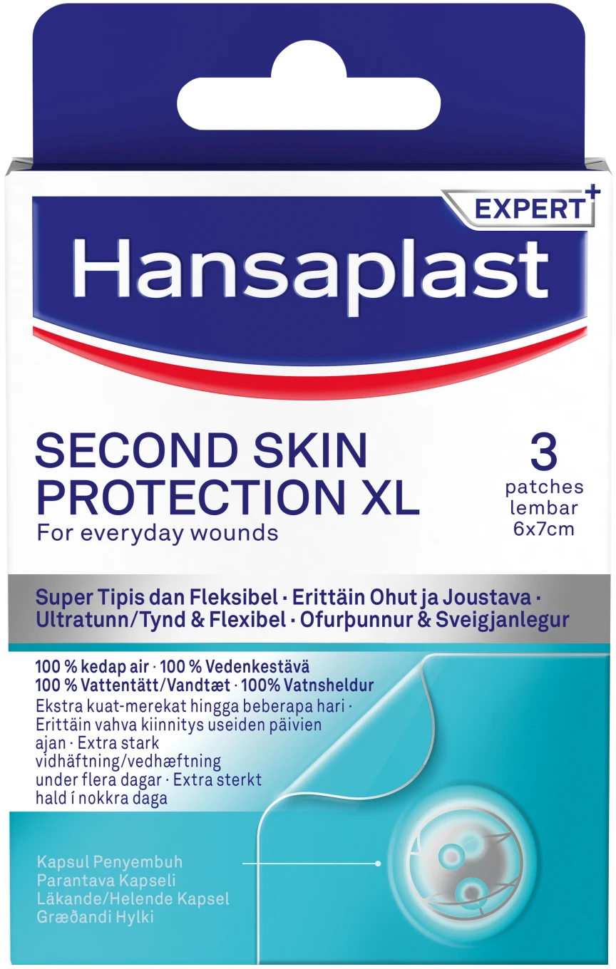 Hansaplast Second Skin XL 3 st Hansaplast