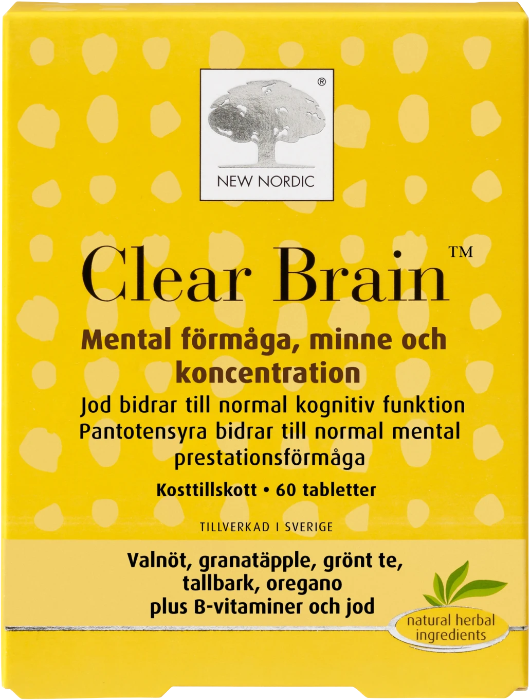 New Nordic Clear Brain 60 st New Nordic