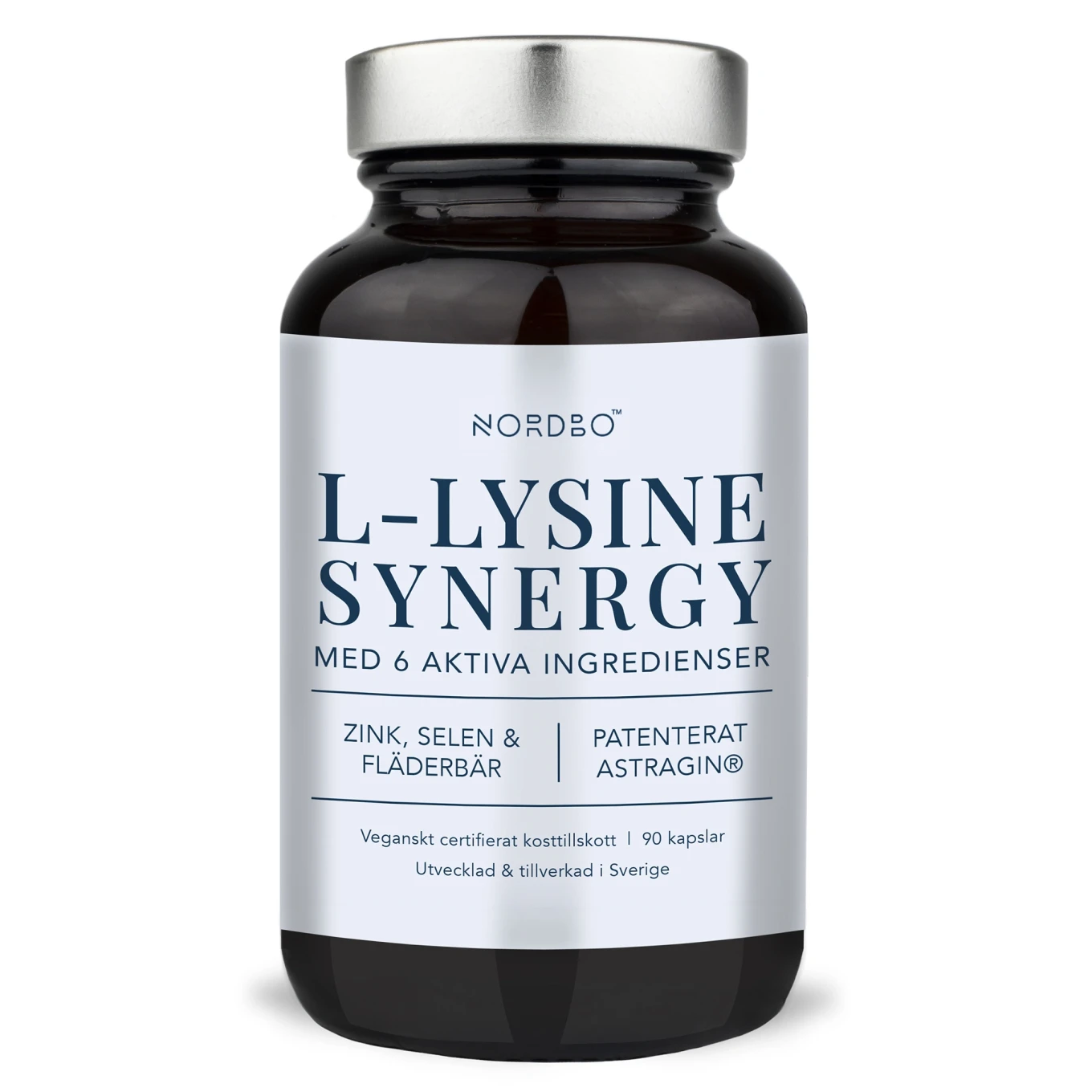 Nordbo L-Lysine Synergy 90 kapslar Nordbo