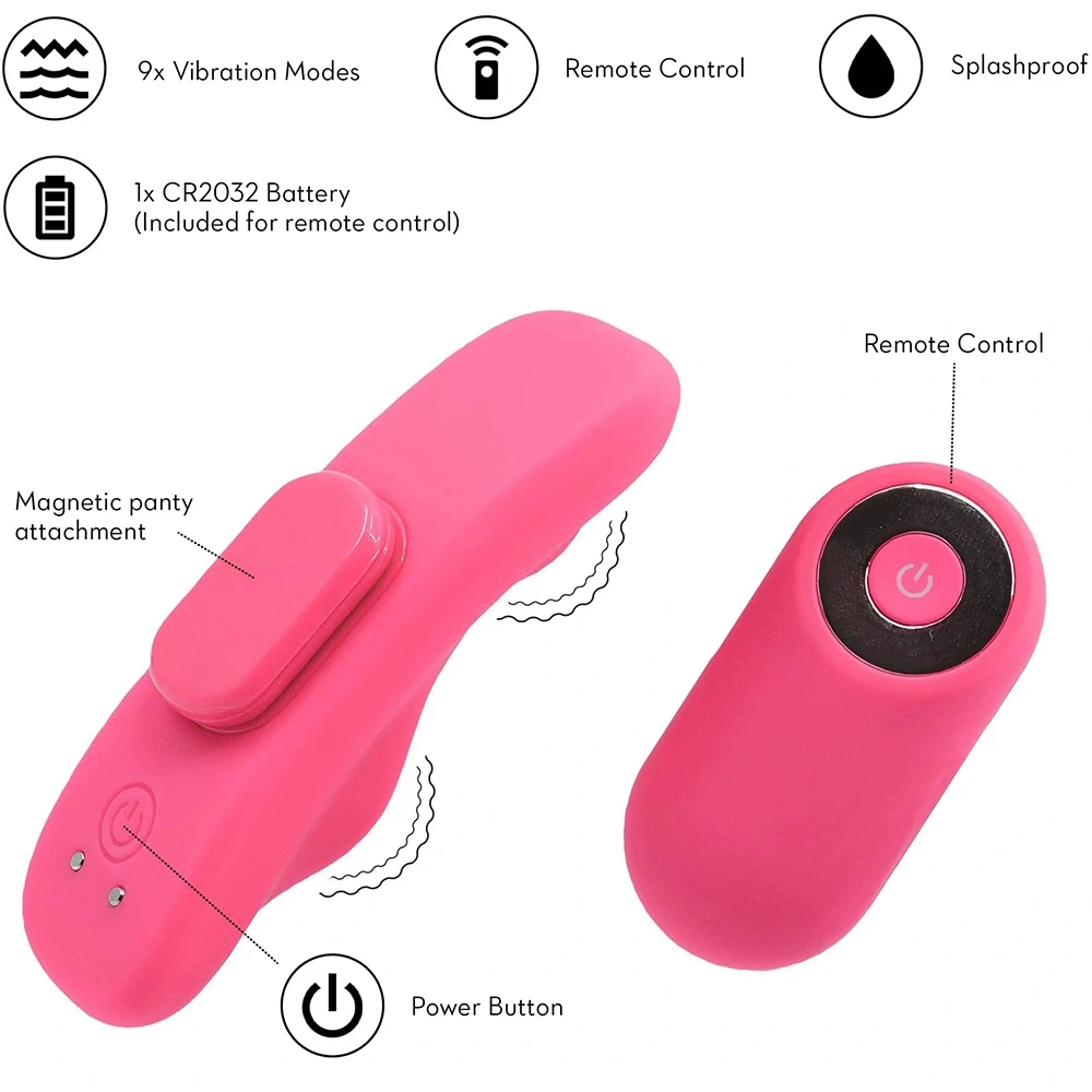 Ladylove Aurora Panty Vibrator Pink Ladylove