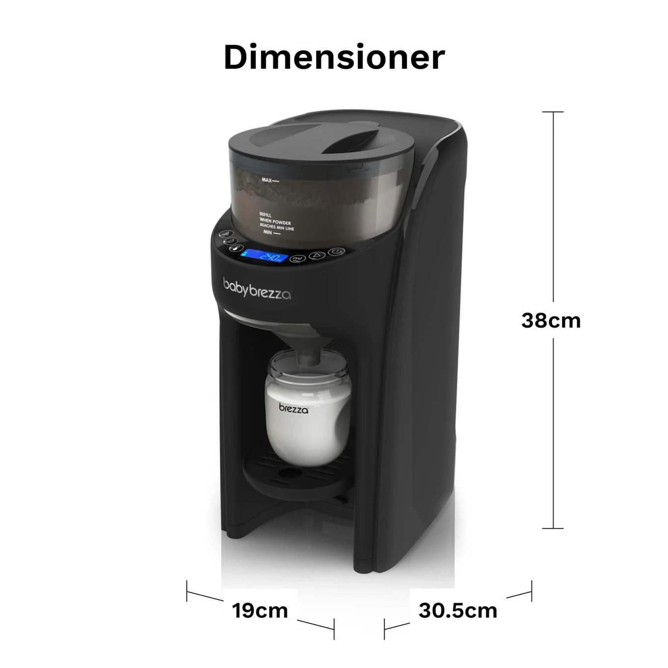 Baby Brezza Formula Pro Advanced Black Baby Brezza