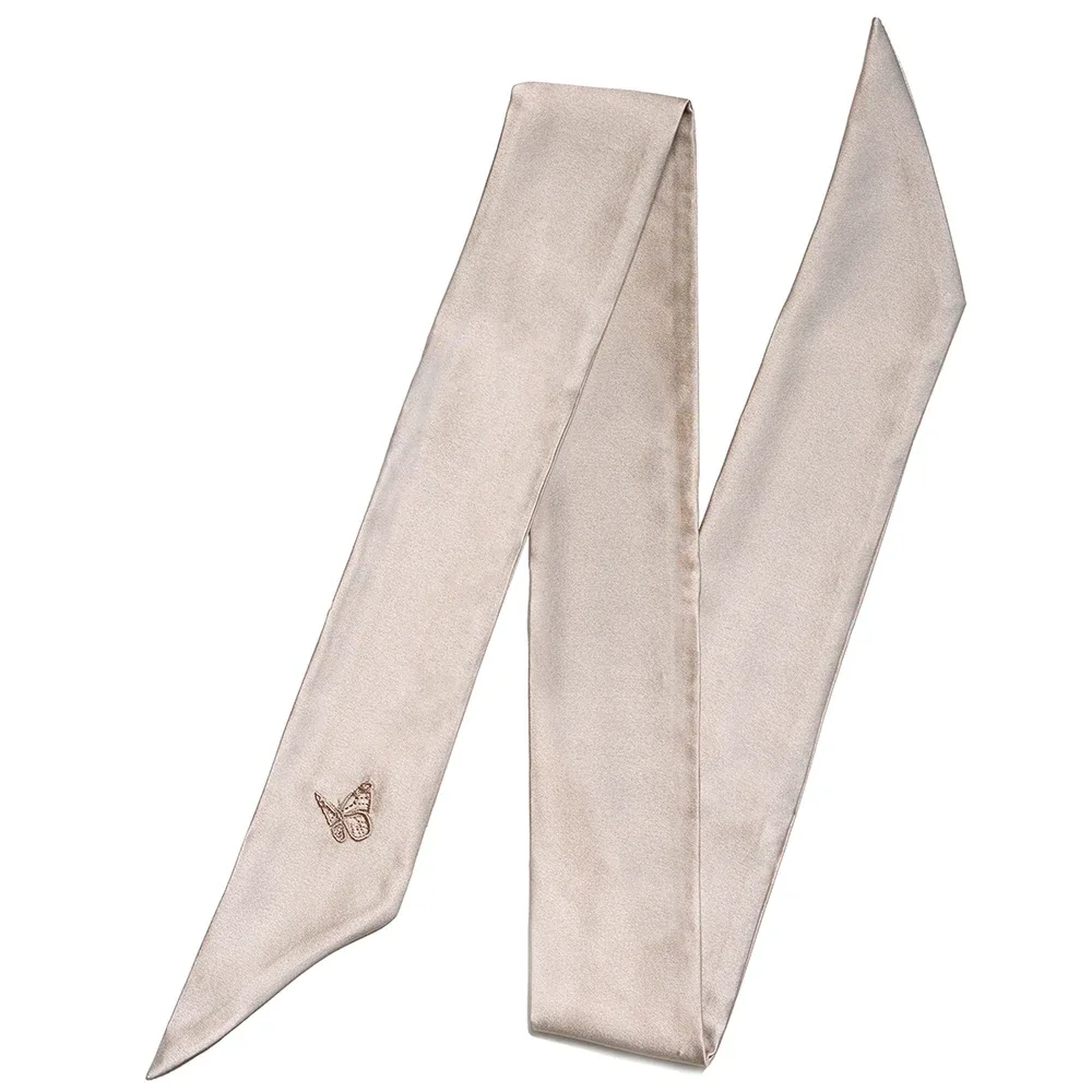 Amelie Soie Silk Scarf Greige Amelie Soie