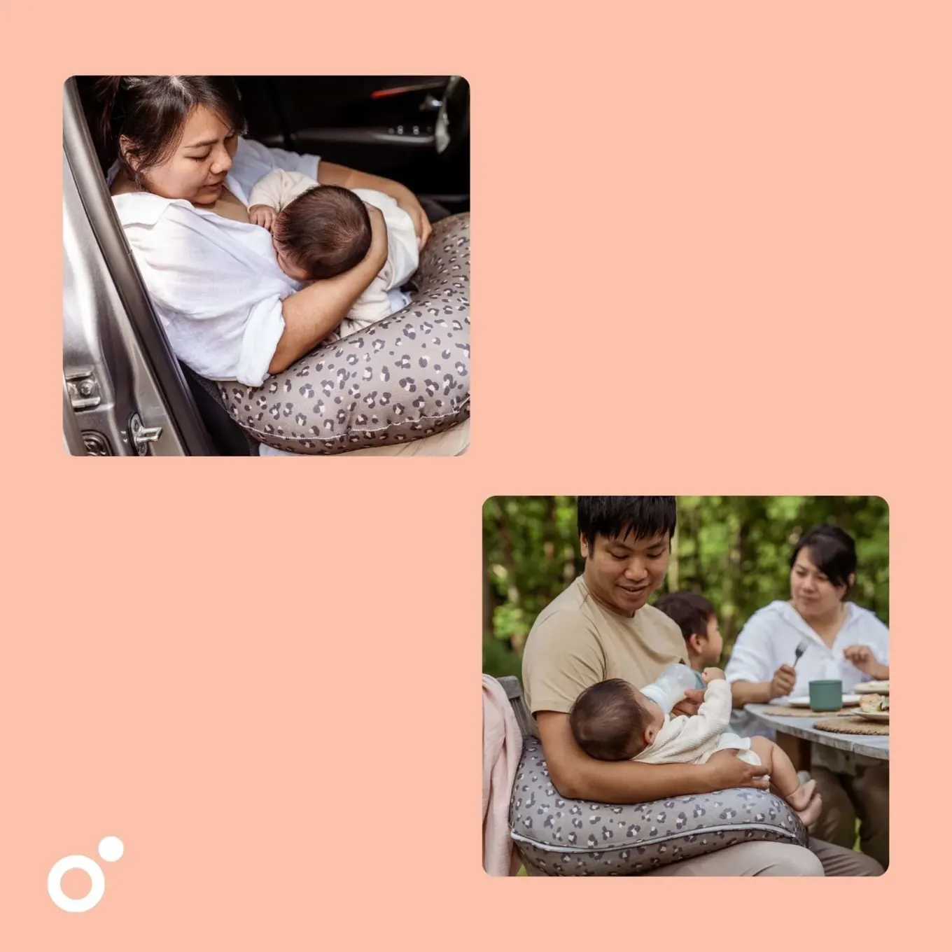 Doomoo Amningskudde Mörk Leopard Doomoo