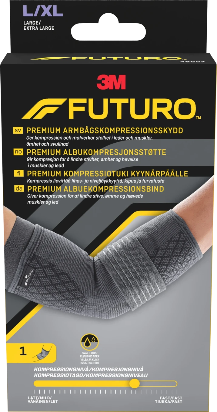 Futuro Premium Armbågskompressionsskydd L/XL Futuro