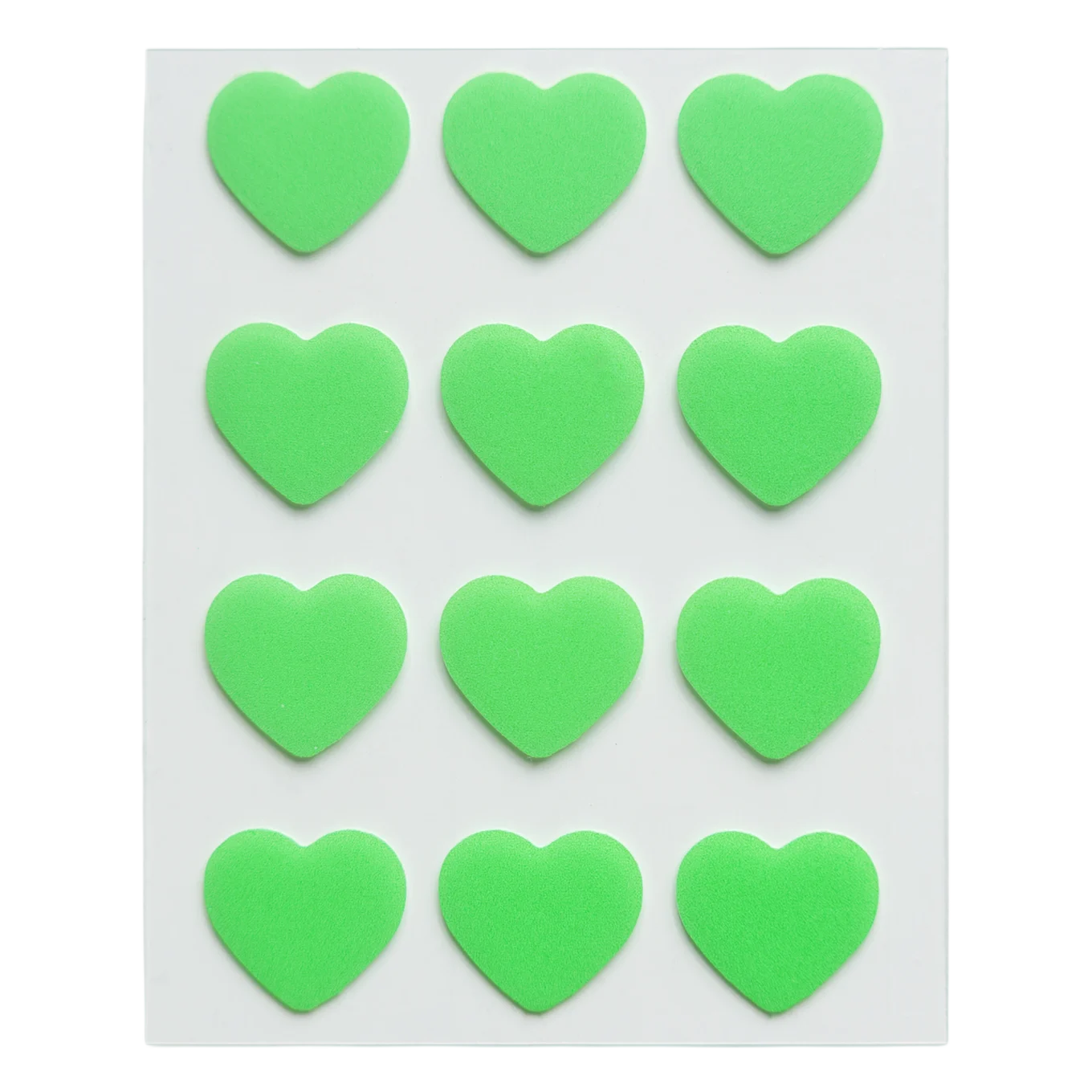 Peggy World Blemish Patches Hearts and Stars Lime Green 24 st Peggy World