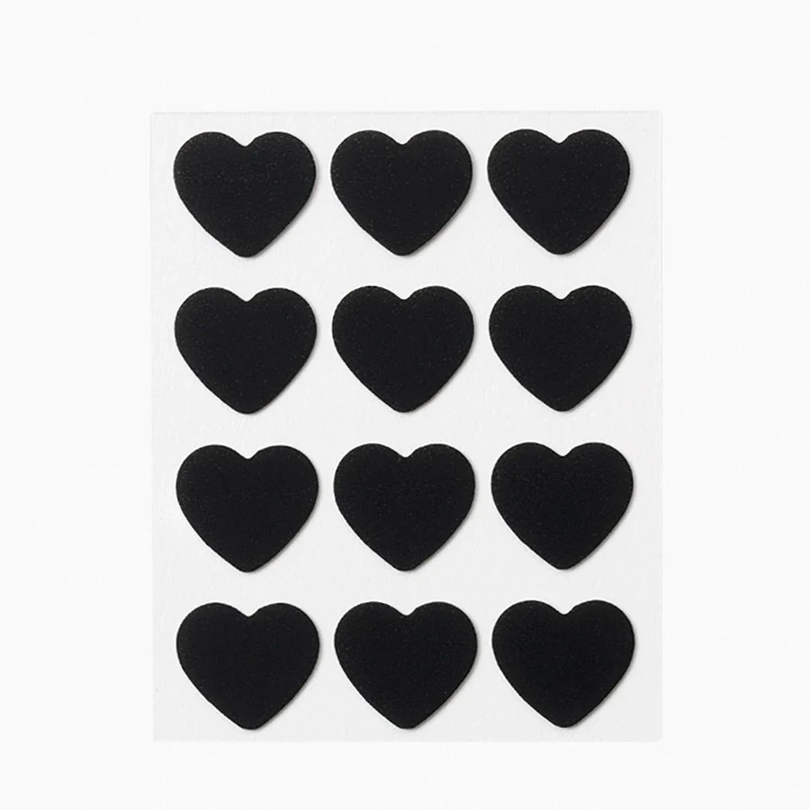Peggy World Blemish Patches Hearts and Stars Black 24 st Peggy World