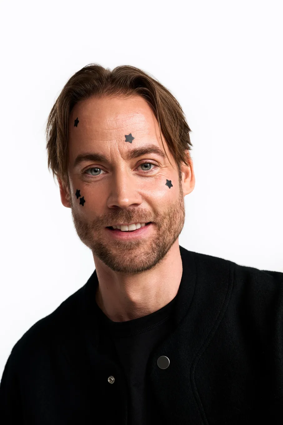 Peggy World Blemish Patches Hearts and Stars Black 24 st Peggy World