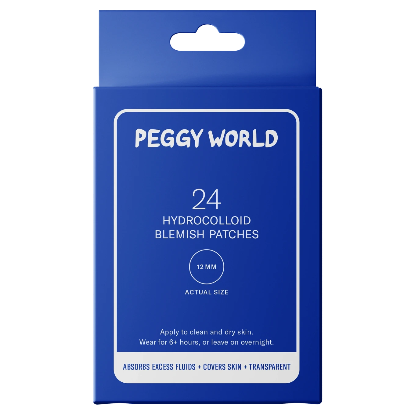 Peggy World Blemish Patches Round Transparent 24 st Peggy World