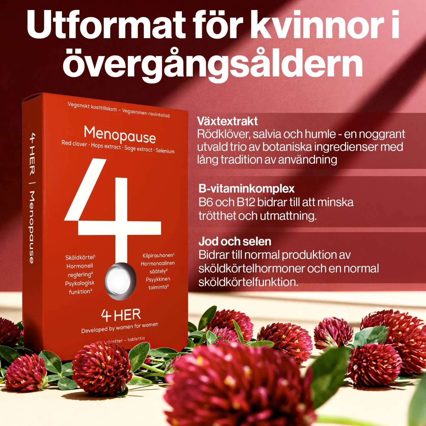 4HER Menopause 60 tabletter 4HER