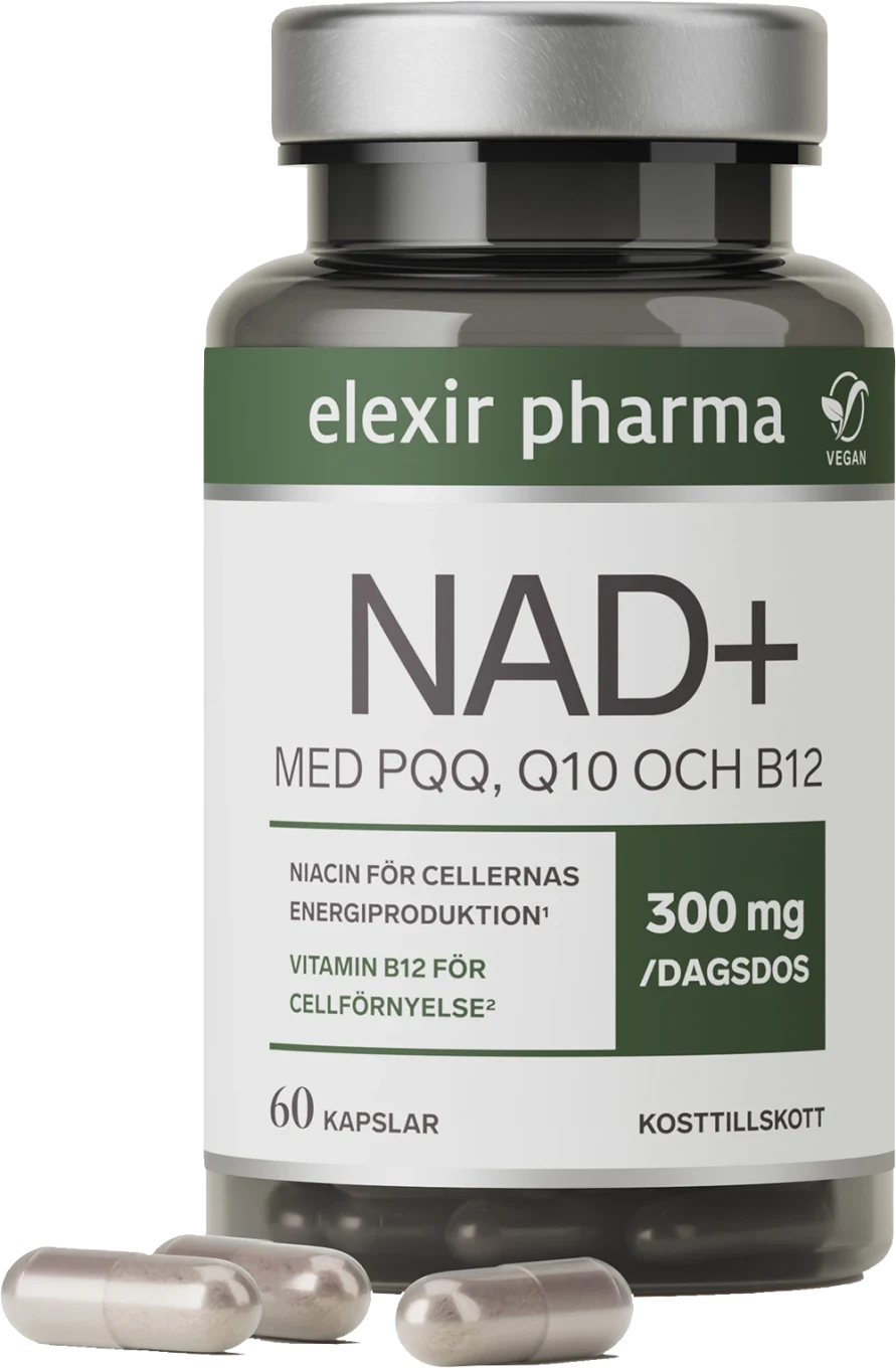 Elexir Pharma NAD+ 60 kapslar Elexir Pharma