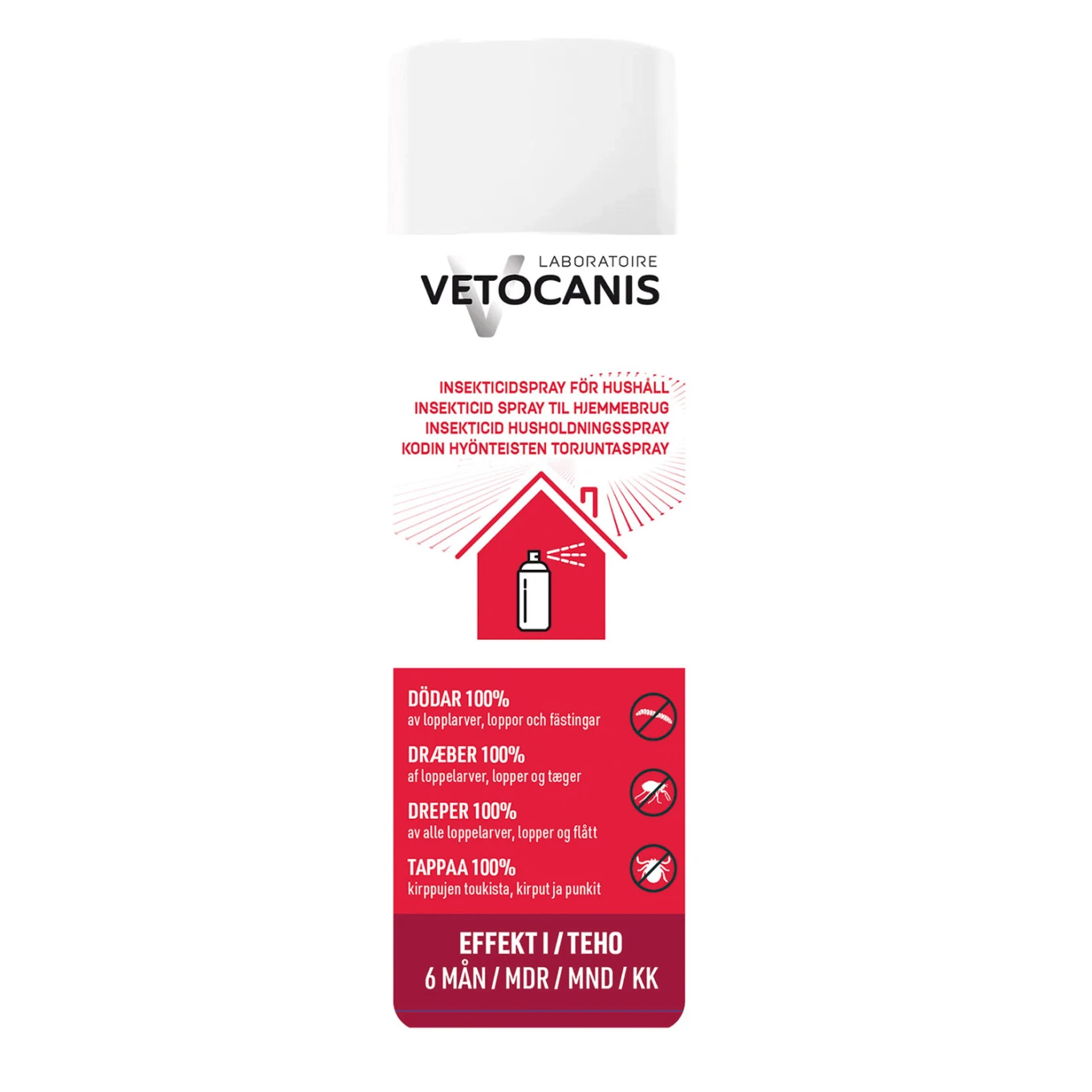 Vetocanis Insecticid spray för hushåll 250 ml Vetocanis