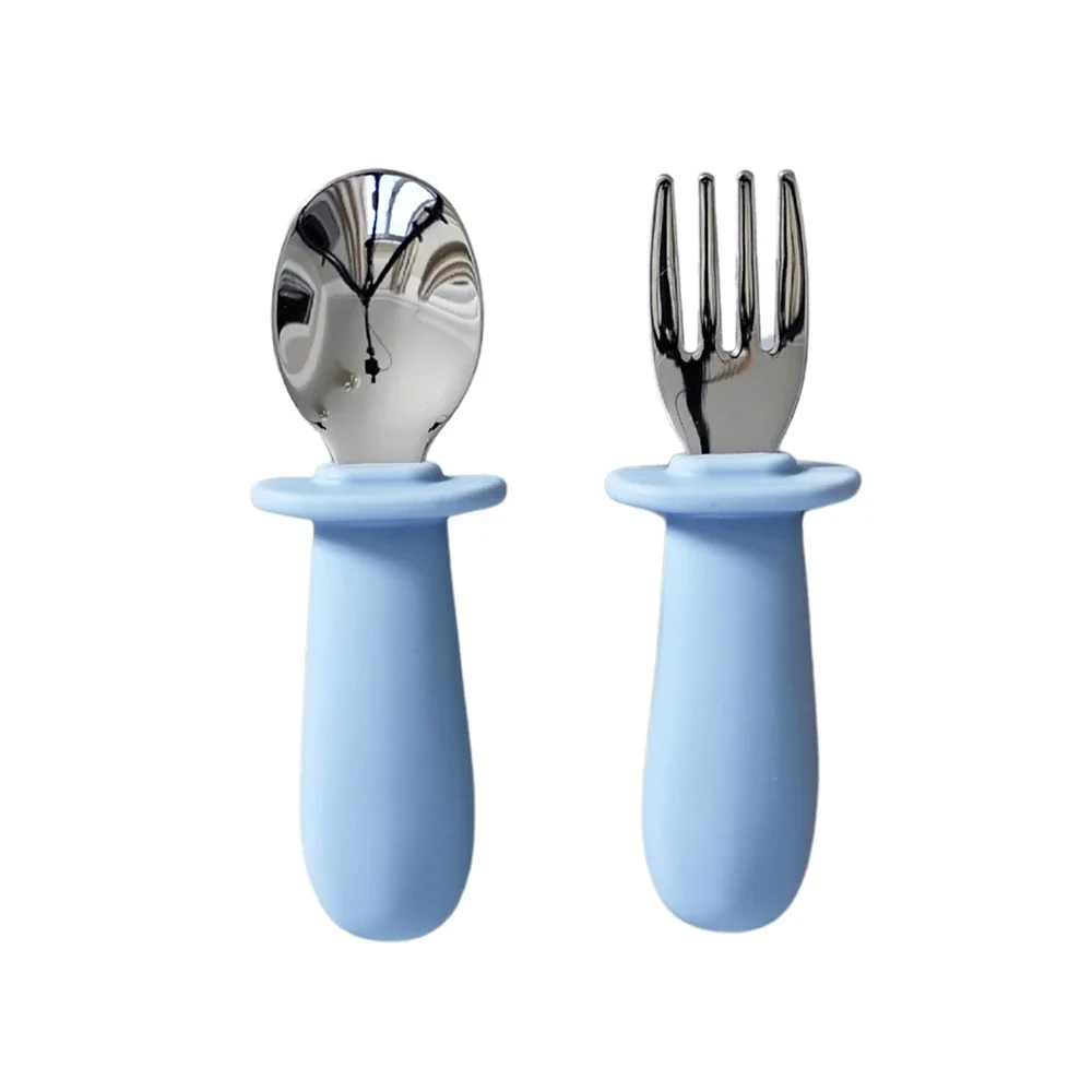 Jack o Juno Klassiskt Bestickset För Baby Pale Blue Jack o Juno