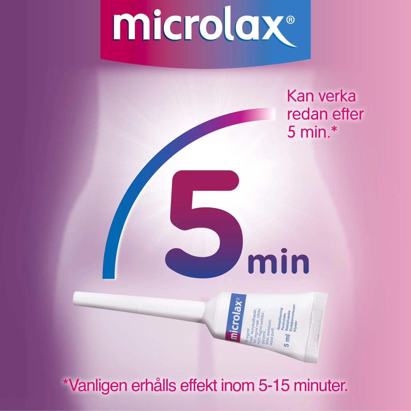 Microlax rektallösning tub 12 x 5 ml Microlax