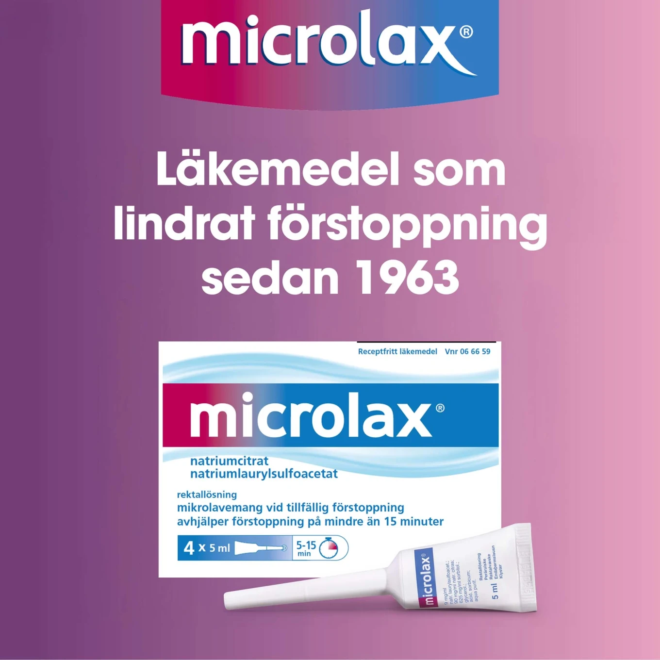 Microlax rektallösning tub 12 x 5 ml Microlax