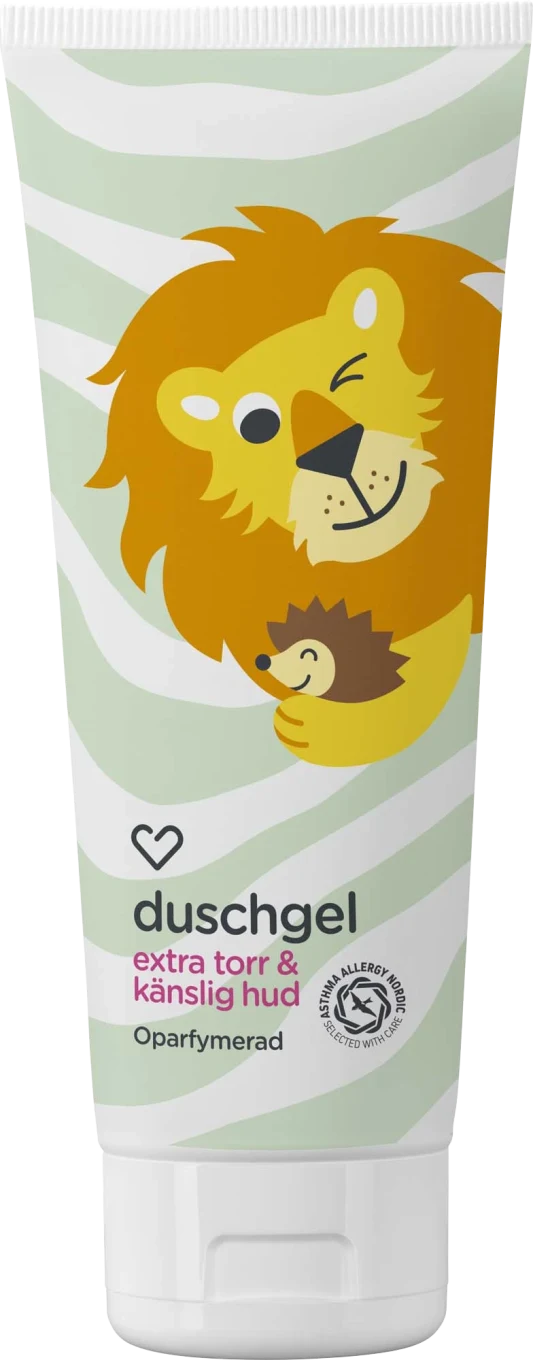 Hjärtats Barn Duschgel Extra Känslig Oparfymerad 200 ml Hjärtats