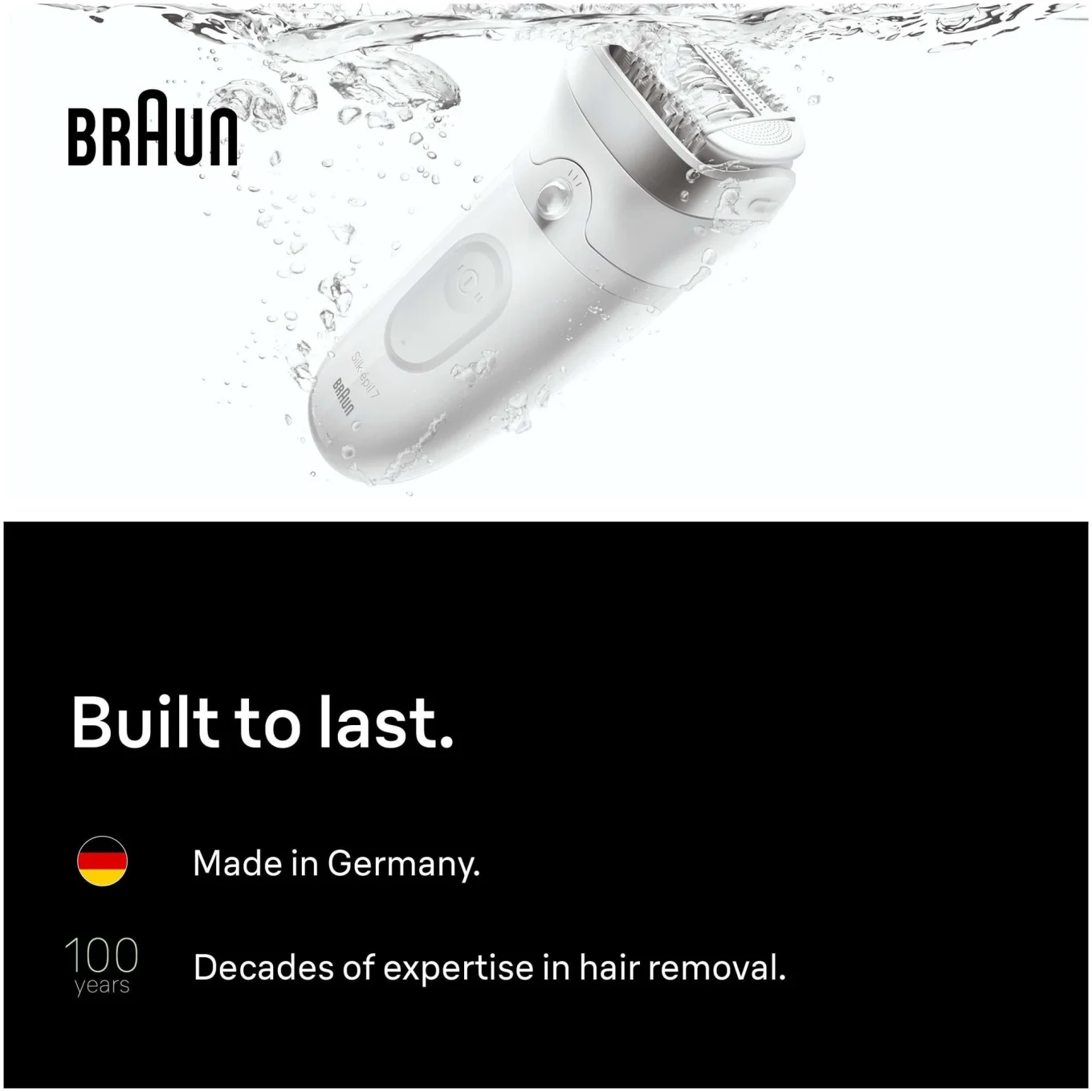 Braun Silk-épil 7 Wet & Dry Epilator 7-041 Silver Braun