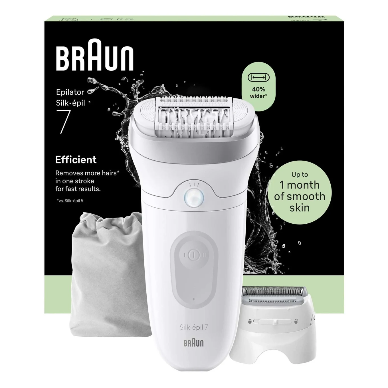 Braun Silk-épil 7 Wet & Dry Epilator 7-041 Silver Braun