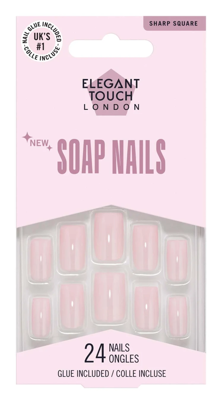 Elegant Touch Soap Nails Bubble Bliss 24 st Elegant Touch