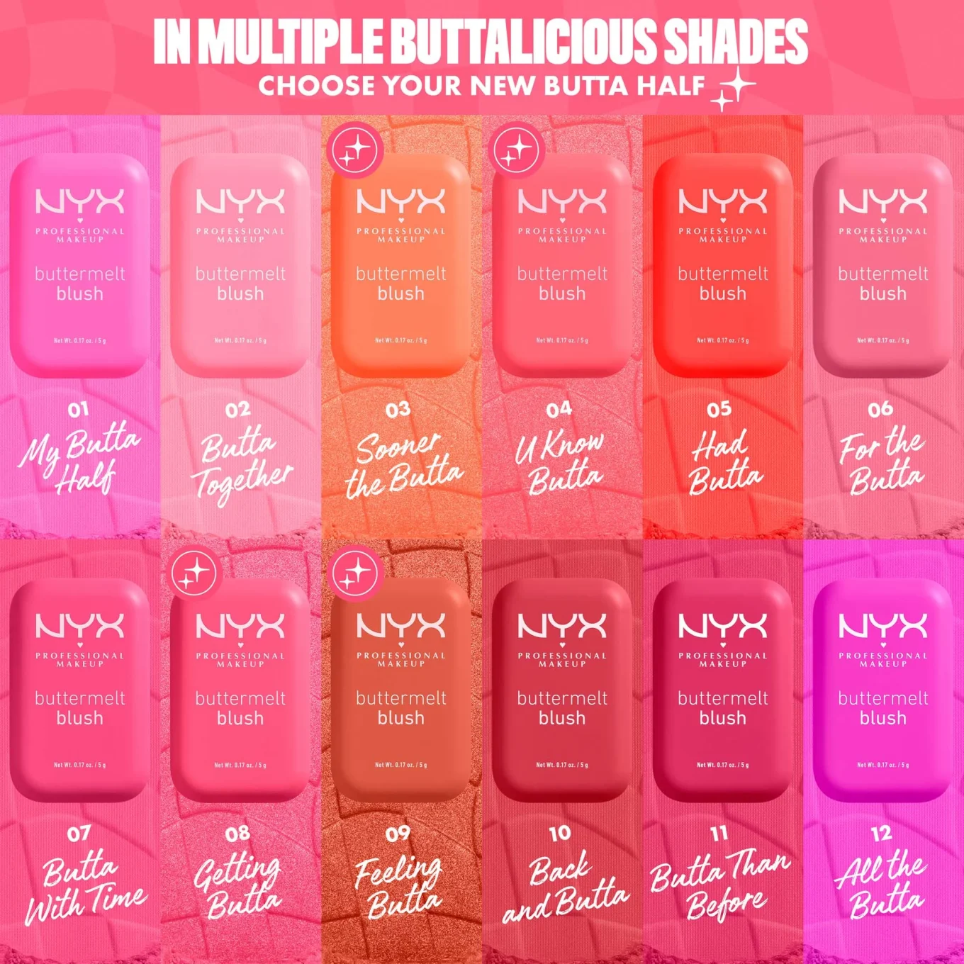 NYX Professional Makeup Buttermelt Blush 5 g 03 Sooner The Butta NYX Professional Makeup