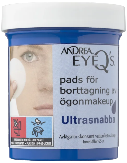 Andrea Eye Q's Ultra Quick Eye MakeUp Remover Pads 65 st Andrea