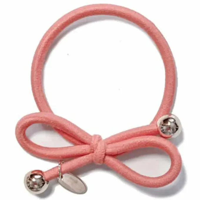 Ia Bon Hair Tie Gold Bead hårsnodd Dusty Rose Ia Bon