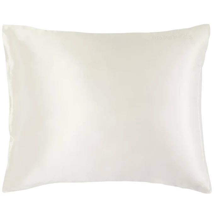 Lenoites Mulberry Silk Pillowcase 50x60 cm White Lenoites