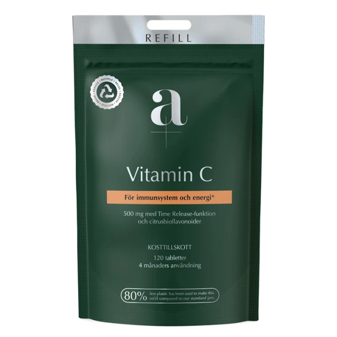 A+ Vitamin C REFILL 120 tabletter A+