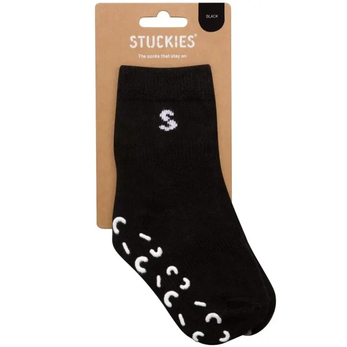 STUCKIES Strumpor i bomull Black 1-pack 16/18 STUCKIES