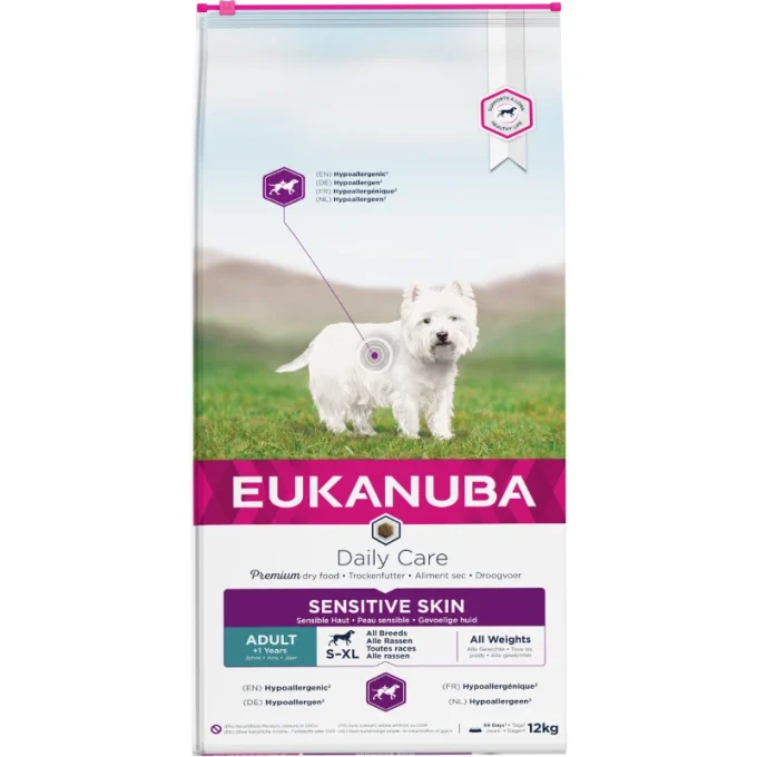 Eukanuba Dog Daily Care Sensitive Skin 12 kg eukanuba