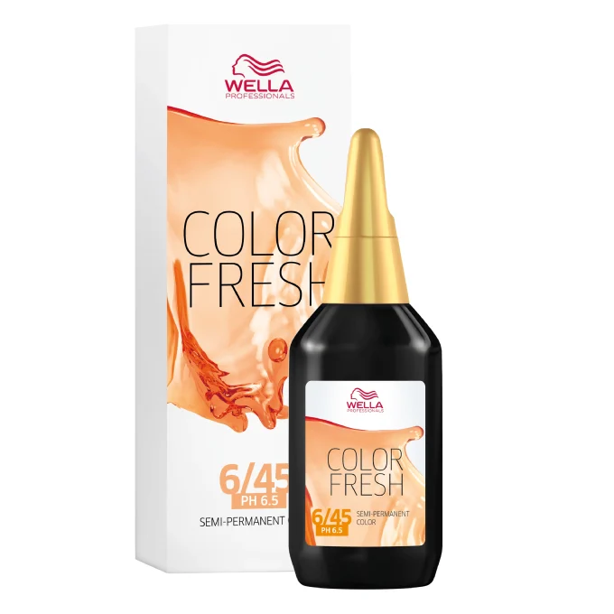 Wella Professionals Color Fresh 75 ml 6/45 Dark Red Mahogany Blonde Wella