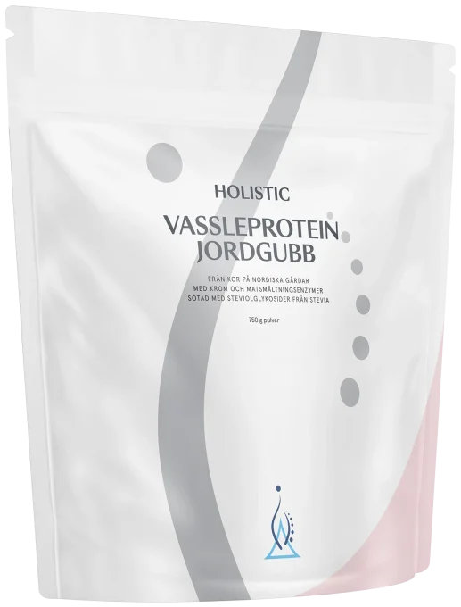 Holistic Vassleprotein Jordgubb 750 g Holistic
