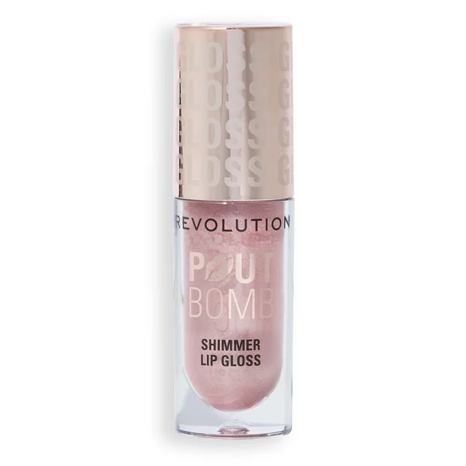Revolution Pout Bomb Shimmer Gloss 4,5ml Shine Pink Revolution