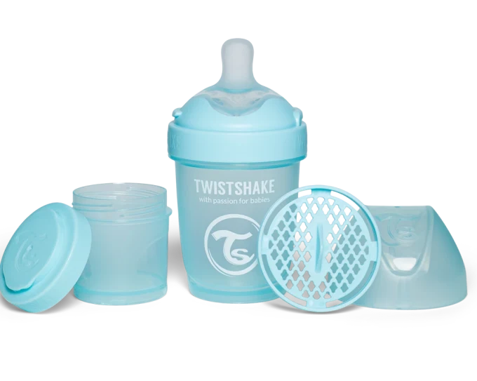 Twistshake Nappflaska Anti-kolik Pro Double 180 ml  Blå Twistshake