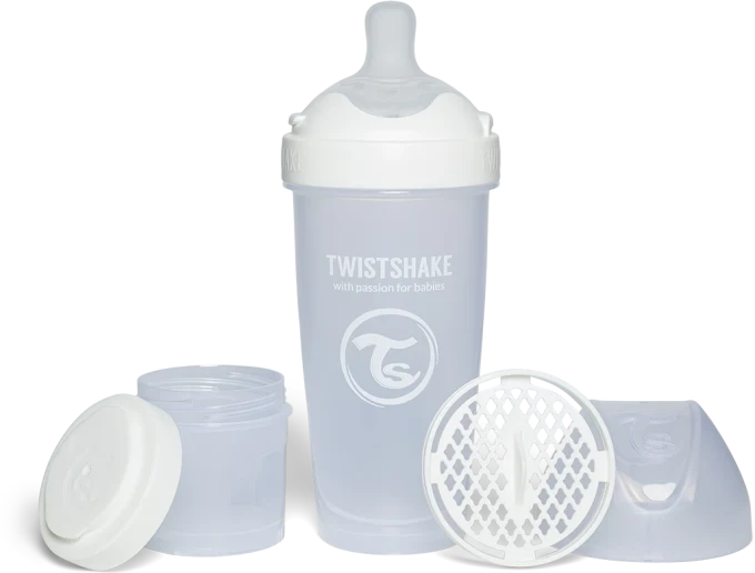 Twistshake Nappflaska Anti-kolik Pro Double 330 ml Vit Twistshake