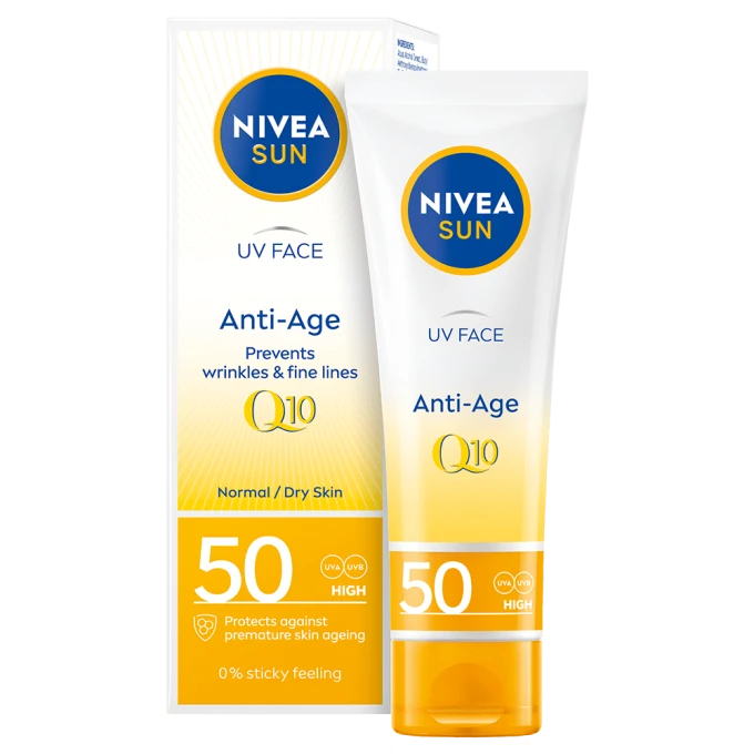 Nivea Sun UV Face Anti Age Q10 Cream SPF 50 50 ml Nivea