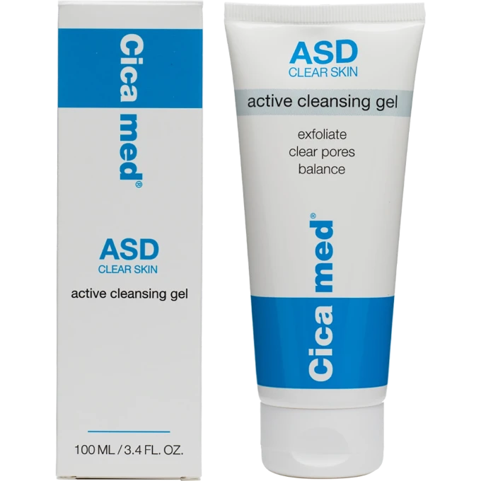 Cicamed Medical Science ASD Clear Skin Active Cleansing Gel 100 ml Cicamed