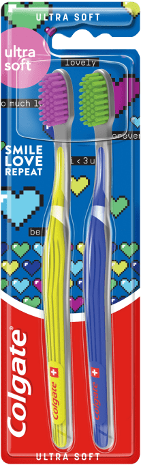 Colgate Ultra Soft Tandborste 2 st Colgate