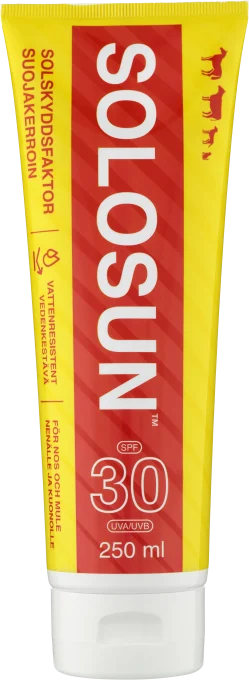 Solosun solskyddssalva för djur SPF 30 250ml Solosun