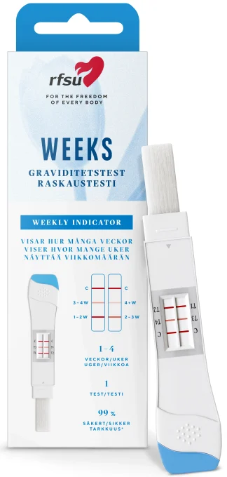 RFSU Weeks Graviditetstest Veckoindikator 1-pack Rfsu