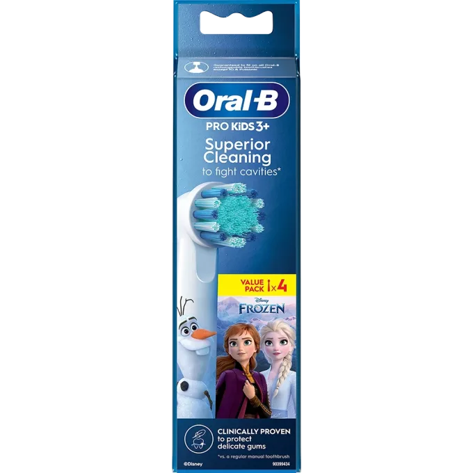 Oral-B Pro Kids Borsthuvuden Frost 4 st Oral-B