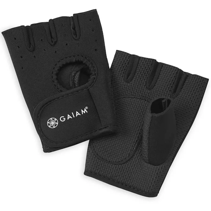 Gaiam Fitness Glove Black-Black S/M Gaiam