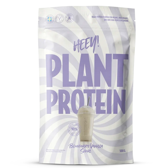 Heey! Veganskt Protein Blåbär Vanilj 500 g Heey!