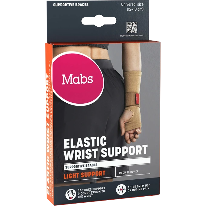 Mabs Elastiskt Handledsstöd Beige Universal Mabs