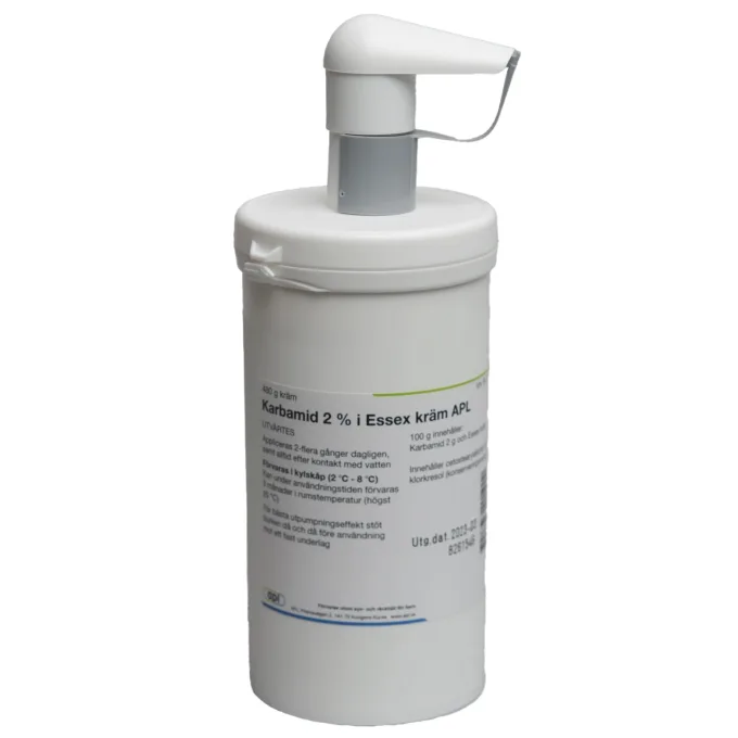 Karbamid 2% i Essex Kräm APL 480 g Apl